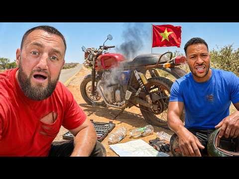 How Far Can We Drive a Motorbike Across Vietnam?! PART 2