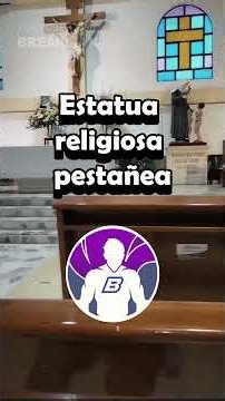 Extraño Movimiento De estatua Religiosa