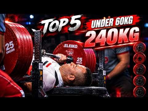 Top 5 Heaviest Bench Presses Under 60kg Bodyweight