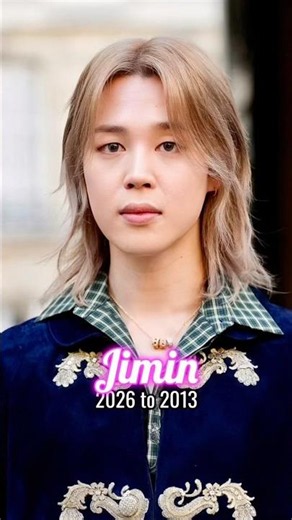 Jimin transformation from 2026 to 2013 (debut)