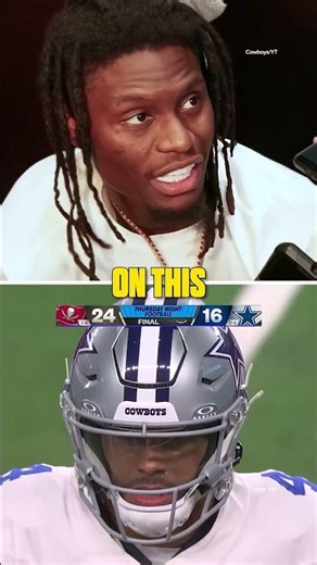 George Pickens was asked how the Cowboys "can get back on track" after TNF loss to Bucs. #nfl