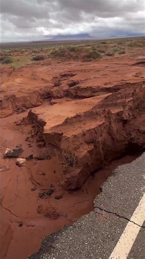 Four Corners Flooding Washes Out Roads