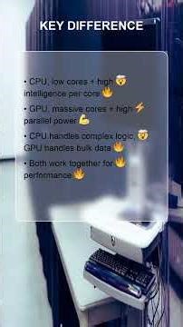 CPU vs GPU Comparison 🔥 Which is Best? 🤔 #shorts