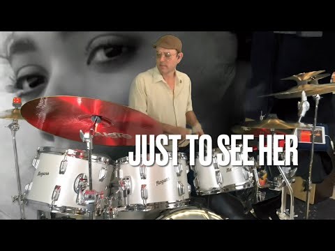 Smokey Robinson - Just To See Her , a vintage 80s drum cover 
