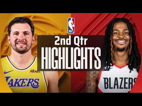 Los Angeles Lakers vs Portland Trail Blazers Game Highlights 2nd Qtr | Oct. 27 | 2026 NBA Highlights