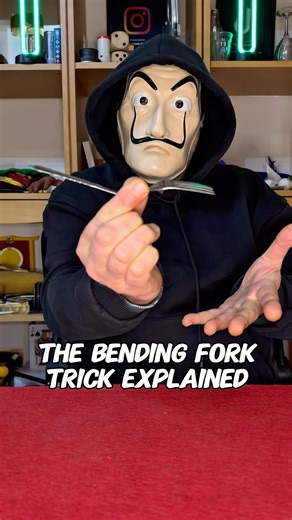 The Bending Fork Trick Explained 🪄 #magic #tricks #magictricks #shorts