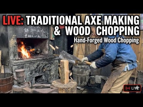 The Ultimate Wood Chopper! 🪵 Hand Forging a Heavy Duty Machete from Leaf Spring
