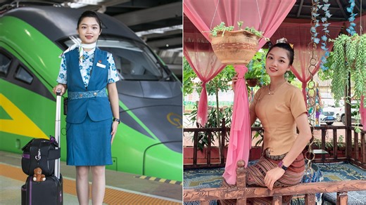 Four years ago, Yi Bofeng, a train attendant from China's remote southwestern border in Yunnan Province, greeted passengers aboard the newly launched China-Laos Railway. From continuously improving her multi-lingual skills to aiding in emergencies, Yi's experience has evolved into a personal journey of connection, growth and shared dreams. | China Xinhua News