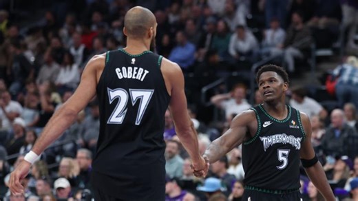 Proposed three-team blockbuster Timberwolves trade sees Minnesota deal Rudy Gobert, land $118 million superstar to create insane backcourt with Anthony Edwards