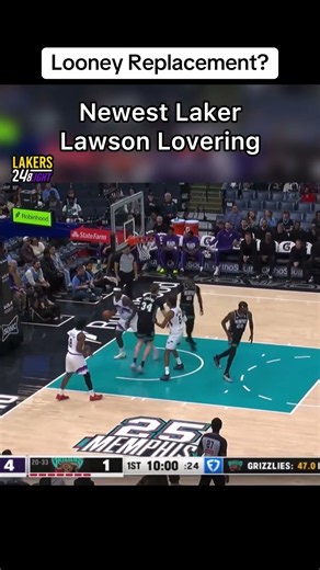 Newest Laker Lawson Lovering