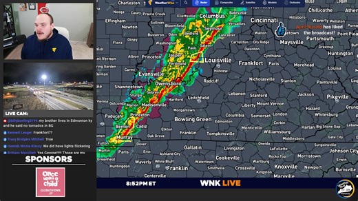 Live: Kentucky Severe Storm Coverage! ~ We're covering the Tornado, Damaging wind and Storm threat for ALL of and ONLY Kentucky. Thanks for tuning in! ~ Credit Pivotal Weather and WeatherWise for Model and Radar Imagery. | WeatherNow Kentucky