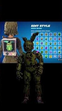 fortnite budget Five nights at Freddy's combos purple guy/glitchtrap #fortnite