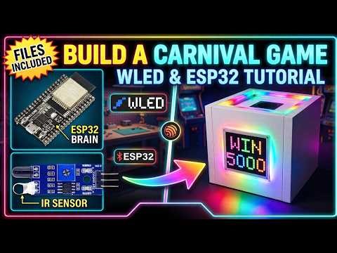 How to Build an Interactive LED Carnival Game: WLED & ESP32 Tutorial