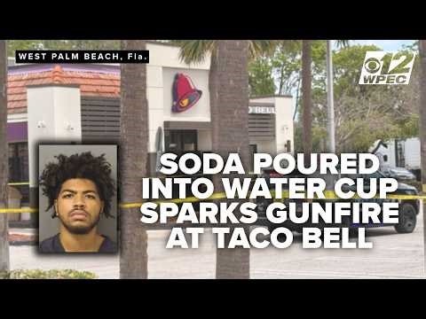 Soda poured into water cup led to shooting inside Florida Taco Bell, police say