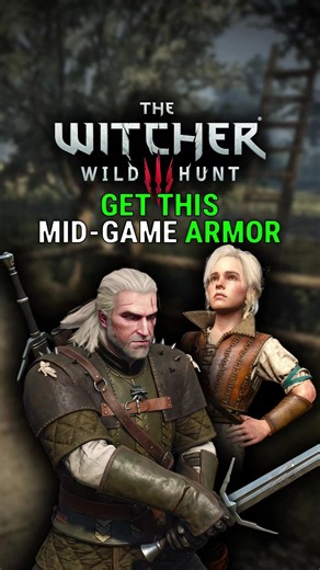 How to Get Griffin School Gear in Witcher 3 Remastered (Mid-Game Armor Guide) #shorts #witcher3