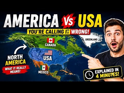 You're Calling It WRONG! 🇺🇸 America vs USA Explained in 4 Minutes