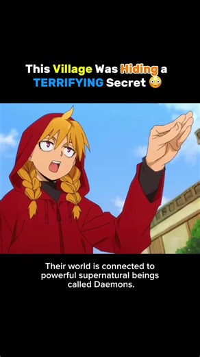 What if your peaceful village was hiding something terrifying? #anime #short