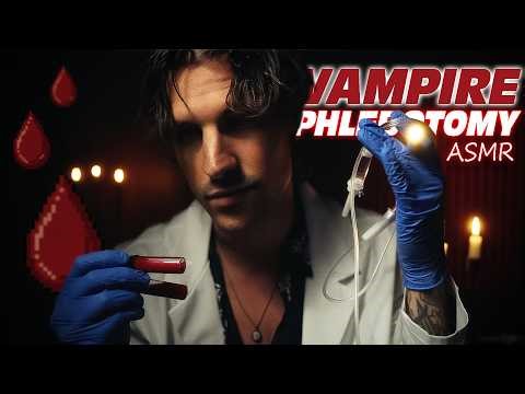 ASMR Vampire Phlebotomy 🩺 (Realistic Medical Exam Roleplay)