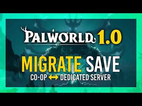 EASY: Migrate Co-op save to Dedicated Server | Palworld 1.0