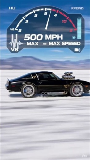 1977 Pontiac Trans Am Bandit Hits 500 MPH on Bonneville Salt Flats | Insane V8 High-Speed Racing