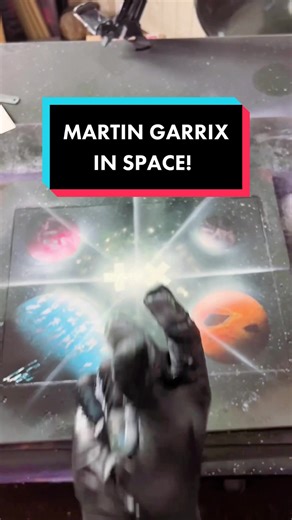 Martin Garrix Album Cover Spraypaint Art