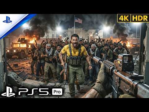 (PS5) Brutal Mob Breaches U.S. Embassy | Ultra Realistic Gameplay [4K60FPS] Call of Duty