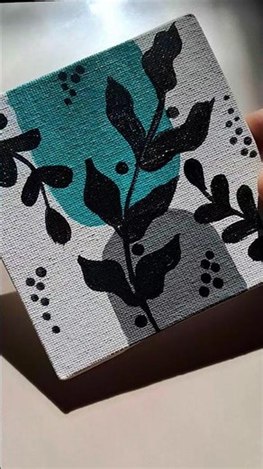 Tiny Canvas Painting That Feels Magical ✨🎨#youtubeshorts #ytshorts #youtube