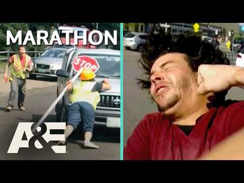 100-Car Pileup, Valet Joyride & Highway Chaos | Road Wars | Full Episode Marathon | A&E