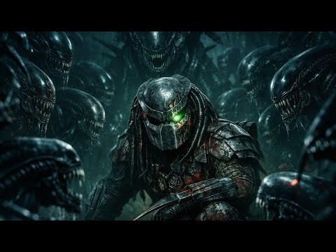 Predator vs Alien Swarm – One Hunter Against Endless Nightmare | Sci-Fi Battle 4K