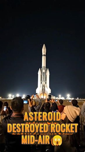 The rocket launch looked perfect… until something appeared in the sky 🚀💥 #ViralShorts #ShockingVideo