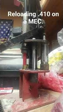 Reloading .410 shells.