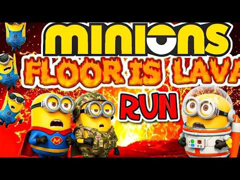 Minions Floor Is Lava 🔥 Chase - Brain Breaks | Movement Activity GoNoodle Inspired | Short Exercise