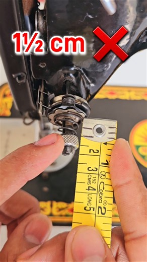 sewing machine parts perfect measurement #shorts #sewingtutorial