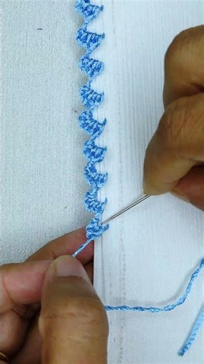 #embroidery #loopstitch #crochetpatterns #handembroidery #beginnersstitch #cro #sewing #sewingtips