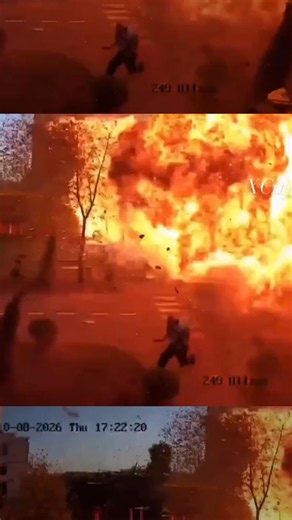 Man escapes being hit by Russian drone