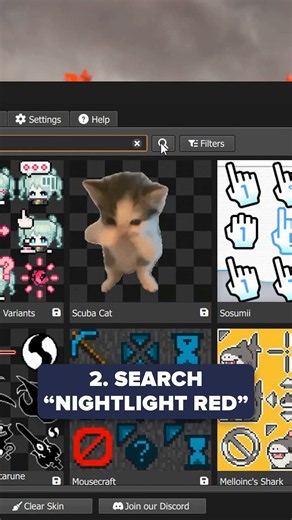 Nightlight Red cursor for Windows | Mouse X