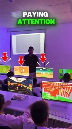 Teacher Almost Caught Them Gaming in Class 😭🎮 #youtubeshorts #gaming