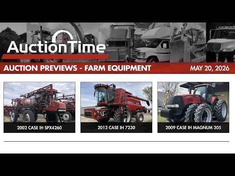 Farm Equipment Auction Preview - May 20, 2026