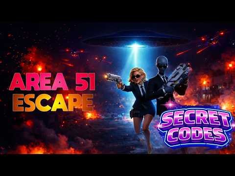All Current Secret Codes Area 51 Escape [ROGUELIKE]