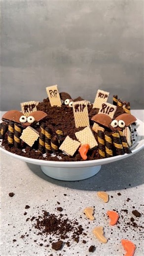 Halloween graveyard brownies Recipe | Woolworths TASTE