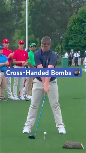 Cross Handed Bombs at the Drive, Chip and Putt!