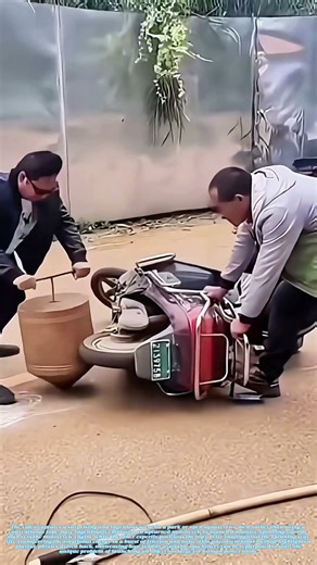 Spinning the Odds: How a Motorcycle Kickstarts a Giant Top