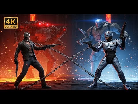TERMINATOR vs ROBOCOP: T-800 Unlocks Skynet Mode! ⚔ The Cyborg War