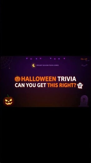 🎃 CAN YOU GET THIS HALLOWEEN QUESTION RIGHT? | HALLOWEEN TRIVIA QUIZ!