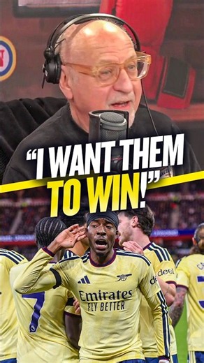Andy Jacobs says he wants Arsenal to win for the first time ever