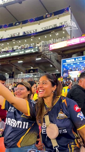 The Titans FAM backing Captain Gill all the way to the playoffs 💙[ TATA IPL 2026 | GT vs CSK ]