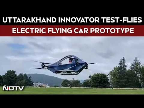 Uttarakhand Man Builds Electric Flying Car, Conducts First Test Flight