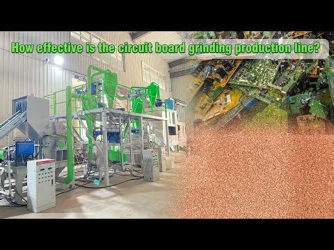 How Effective Is The Circuit Board Grinding Production Line