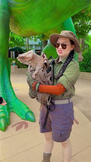 Bayi Dinosaurus Di Dunia Nyata #alethaabew