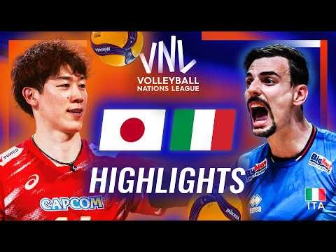Japan 🇯🇵 vs. Italy 🇮🇹 - Highlights | Week 3 | Men's VNL 2026